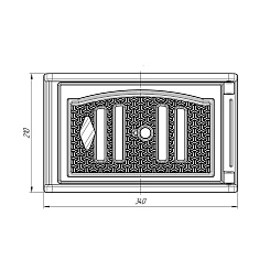 ProMetall Поддувальная дверца "Арктика"