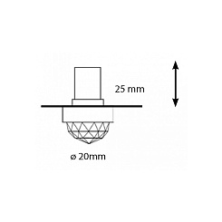 Cariitti Cветильник для хамама CR-20 KIT3
